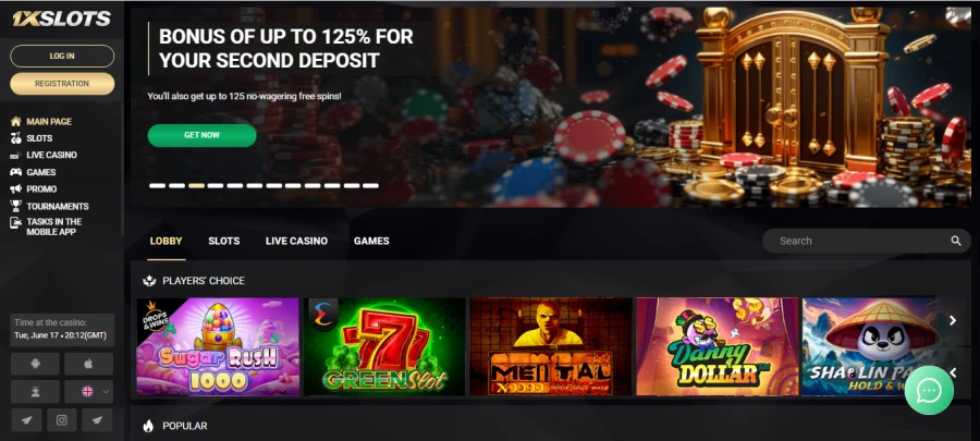 1xslots bono sin depósito